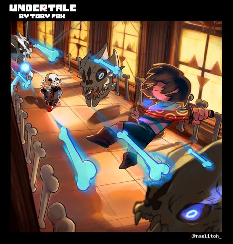 ArtStation - Undertale - Sans Fight Fanart
