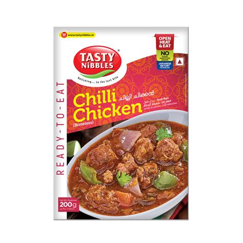 Chilli Chicken Boneless 200g – Tasty Nibbles