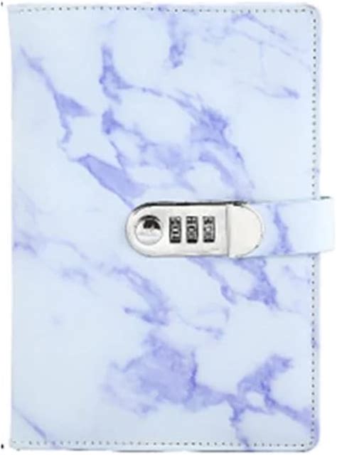 EARTHCONE Waterproof Pu Leather Diary Personal Diary With Password Lock ...