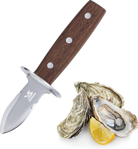 Amazon.com: Aihomo Oyster Shucking Knife German Stainless Steel 1.4116 ...