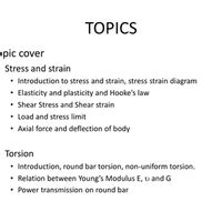PPT: Stress and Strain - Strength of Materials (SOM) - Mechanical ...