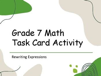 Image result for Class VII Activity Task Math