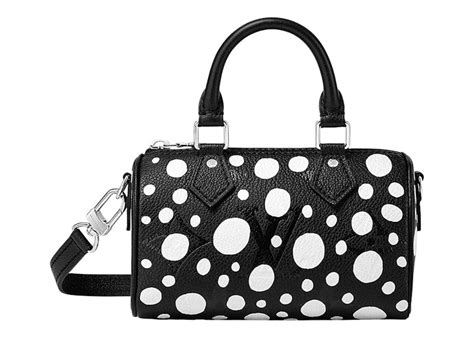 Louis Vuitton X Yayoi Kusama Nano Speedy Black/White – Kicks Machine