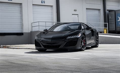 Download Supercar Black Car Car Acura Vehicle Acura NSX HD Wallpaper