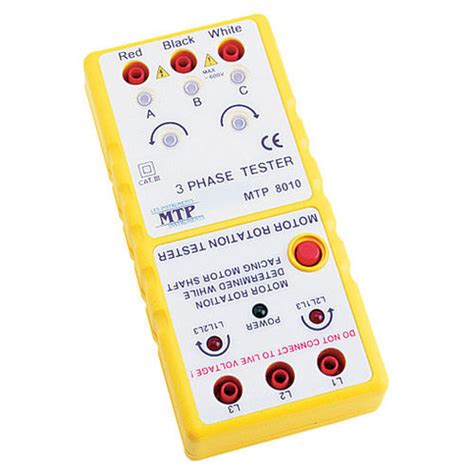 Phase sequence tester - MTP 8010 - MTP Instruments Inc