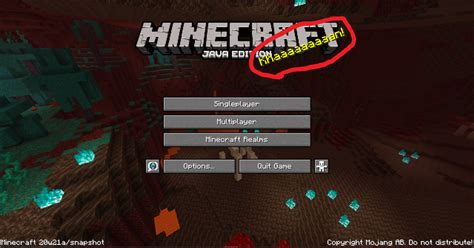 Image result for Minecraft Error Main Menu Screen
