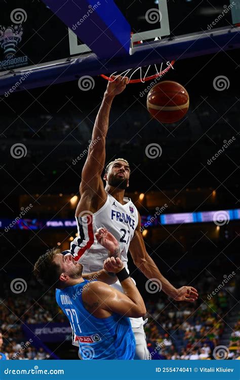 The Basketball Match of Eurobasket 2022 France Vs Slovenia Editorial ...