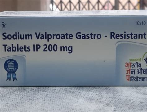 SODIUM VALPROATE 200 MG TBLETS, 10s | API GENERIC PHARMACY