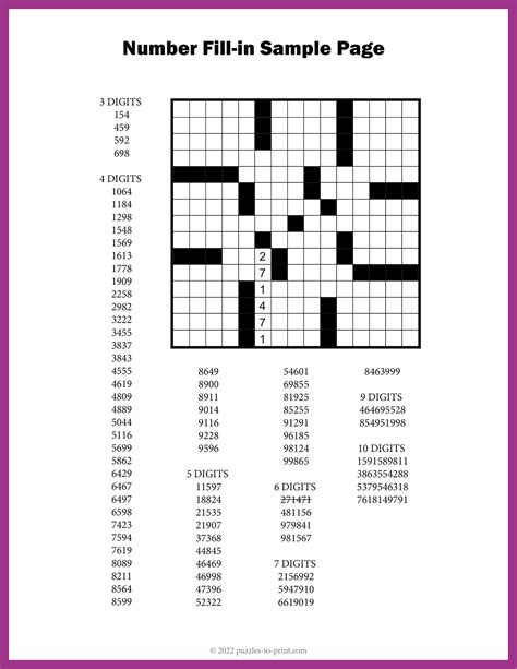 Large Print Free Printable Word Fill In Puzzles For Adults - Printable ...