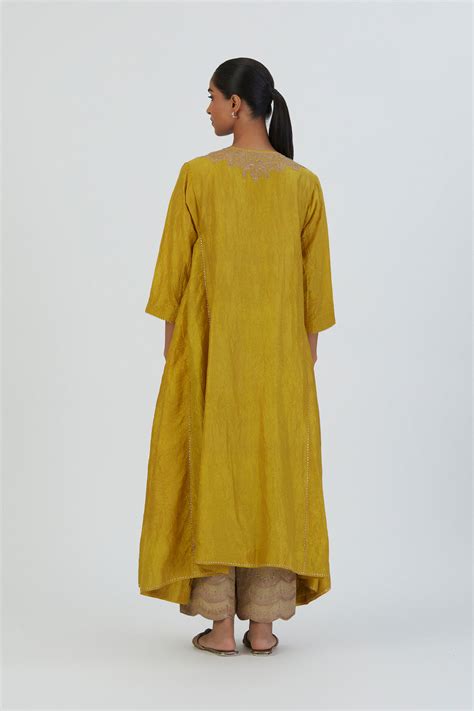 Drishti Kurta and Pant-Lime Green – Lajjoo
