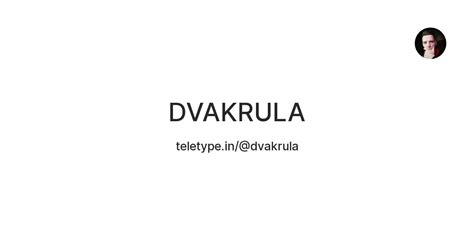 DVAKRULA — Teletype
