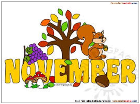 clip art for november month 18 free Cliparts | Download images on ...