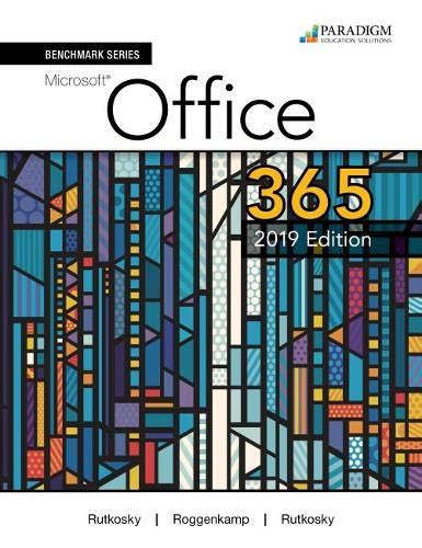 Buy Benchmark Series: Microsoft Office 365, 2019 Edition: Text Book ...