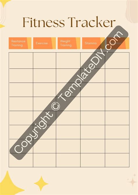 Exercise Template Printable 的图像结果