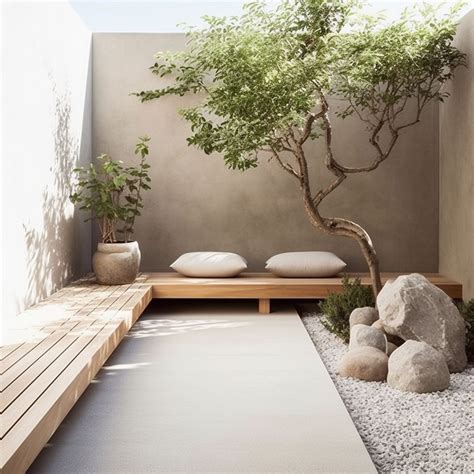Luxury Japanese Garden Landscape with Zen Aesthetic