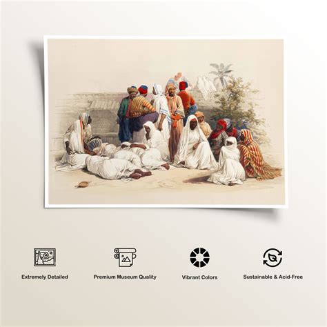 In the slave market at Cairo illustration by David Roberts: Buy ...