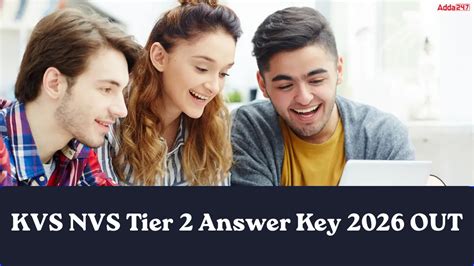 KVS NVS Tier 2 Answer Key 2026 OUT, Steps to Download PDF