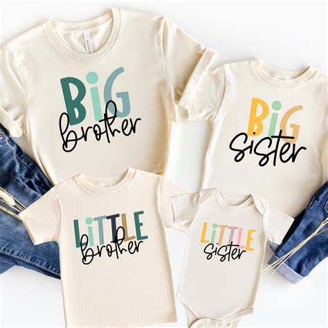 Matching Family Shirts, Big Brother, Big Sister, Little Brother, Little ...