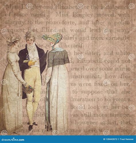 Regency Era - Jane Austen Inspired - Digital Paper Background - Pride & Prejudice Stock ...