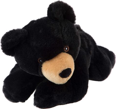 Amazon.com: WILD REPUBLIC EcoKins Black Bear Stuffed Animal 12 inch ...