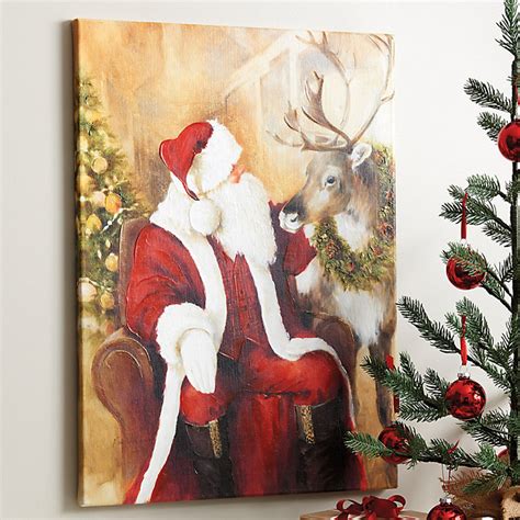 St. Nicholas 2017 Stretched Canvas | Ballard Designs