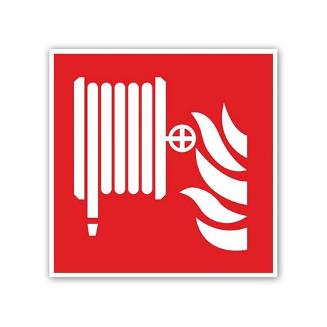 Easydruck24de Fire Protection Sticker F002 Fire Hose I 10 X ...