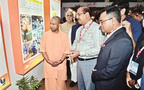 CM Yogi visits Uttar Pradesh Pavilion at IITF