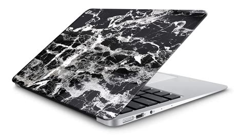 DwellAmor Black White Marble Texture Design Vinyl Laptop Skin/Sticker ...