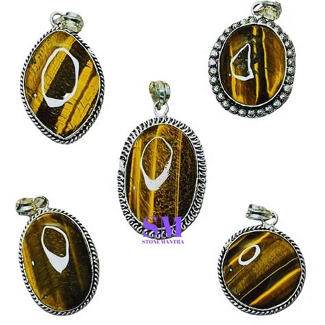 Crystal Pendant - Tiger Eye Gemstone Pendant Service Provider from Khambhat