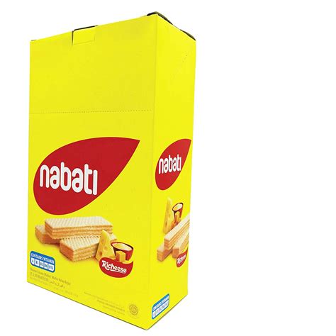 Richeese Nabati Cheese Wafer 8g (628MART) (20 Piece) : Amazon.in ...