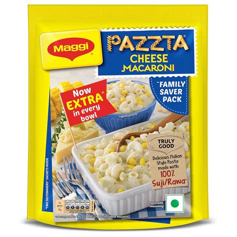 MAGGI Pazzta Cheese Macaroni Pasta, Delicious Italian Style Instant ...