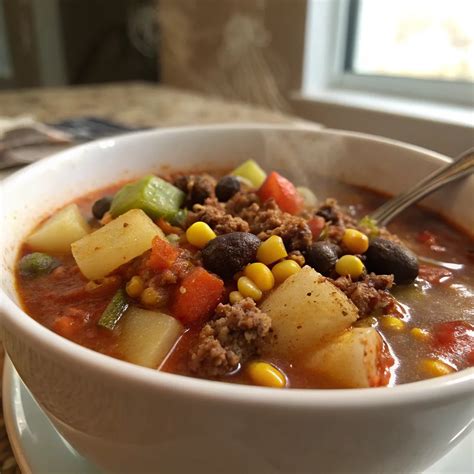 Spicy Vegetable Soup | RealCajunRecipes.com