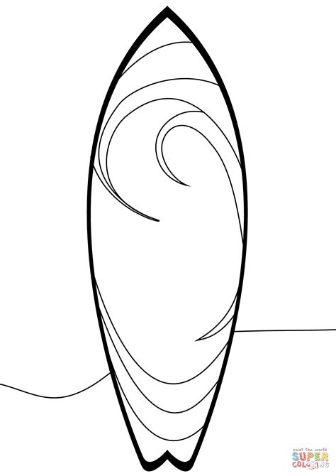 Surfboard Drawing at GetDrawings | Free download