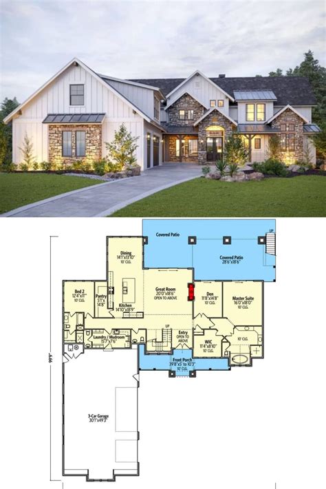 New American House Floor Plans