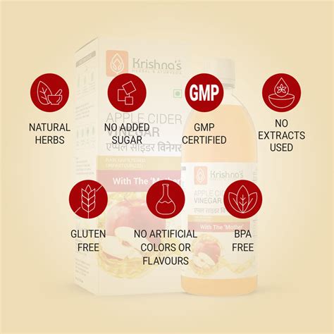 Buy Apple Cider Vinegar (Unfiltered & Unpasteurized) Online – Krishna's ...