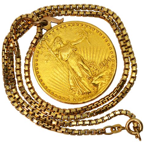 Eight "Gold" Coin Necklace at 1stDibs | small gold coin necklace, gold ...
