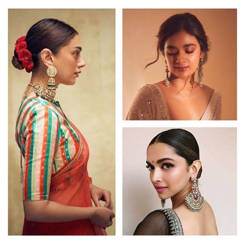 Earrings For Saree - How To Choose The Perfect Pair | South Indian Jewels