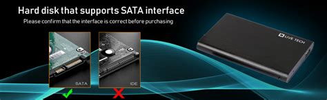 Live Tech 2.5 Inch SATA to USB 3.0 External Hard Drive Enclosure
