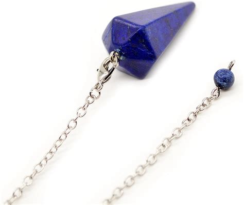 Buy Pendulum Natural Lapis Lazuli, Dowsing Feng Shui Division Healing ...