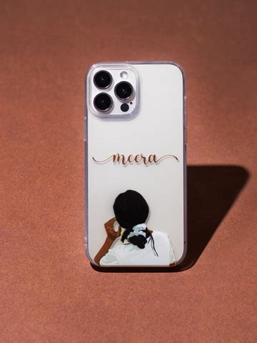 Scrunchie Girl Name Printed Clear Silicone Cover – The Objects In