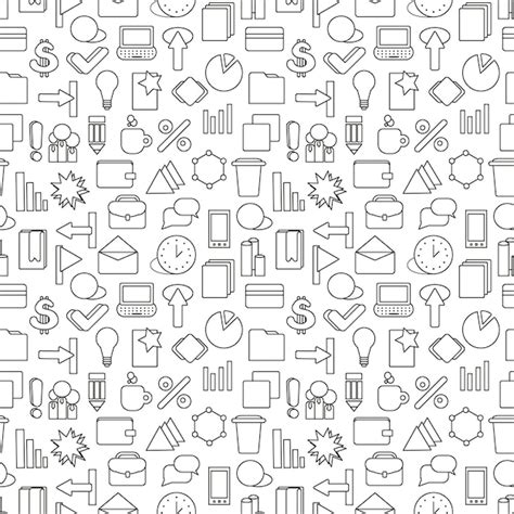 Papel de parede de estratégia de negócios Padrão perfeito de marketing ...