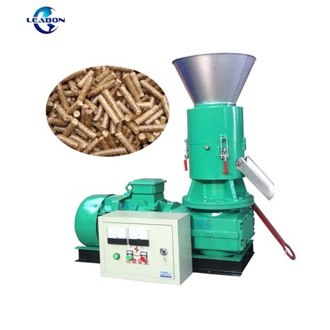 Factory Price Flat Die Wood Pellet Mill Biomass Fuel Pellet Making ...