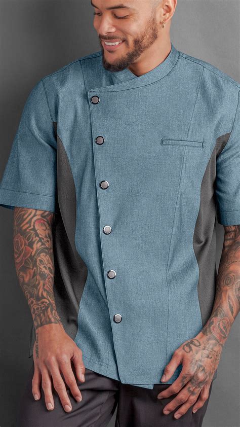 New Color | Men's chef jacket, Chef jackets design, Chef coat design