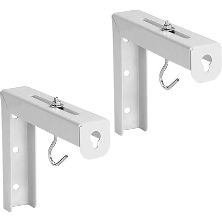 Mount-It! Projector Screen Wall Mount L-Brackets - Wall Hanging Bracket ...