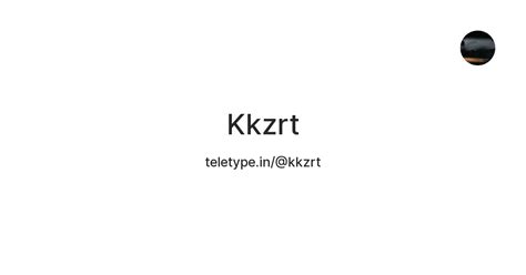 Kkzrt — Teletype