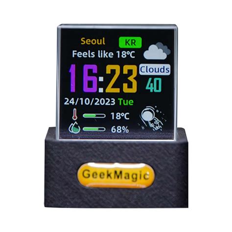 GeekMagic Mini Weather Station Indoor, Smart Weather India | Ubuy