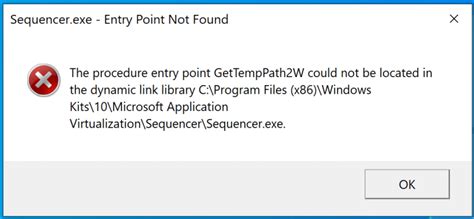 Image result for The Procedure Entry Point Discardvirtualmemory Could Not Be Found Error Fix
