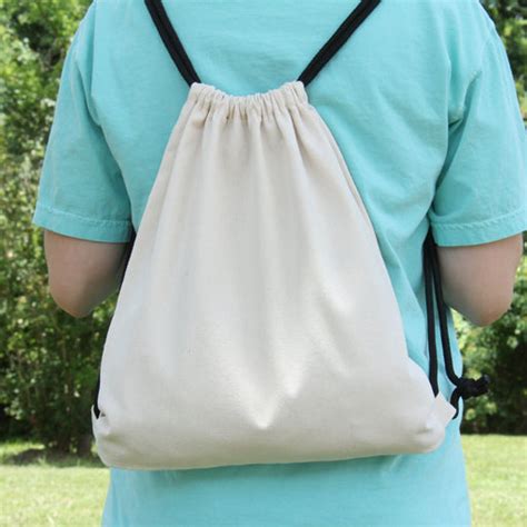 Image result for Canvas Drawstring Backpack