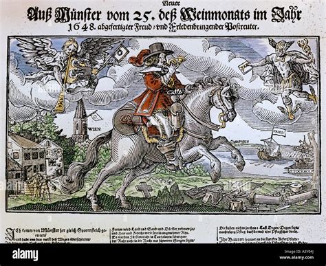 events, Thirty Years War 1618 - 1648, peace of Westphalia 1648 Stock ...