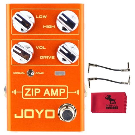 JOYO Revolution Series R-04 Zip Amp Overdrive/Compressor Pedal w/Patch ...
